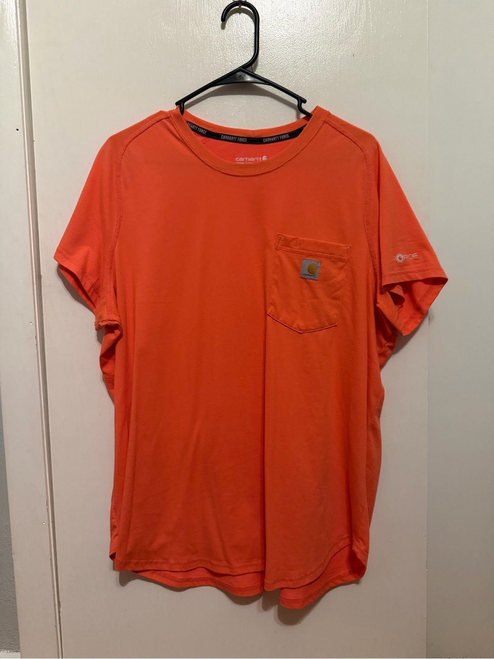 Carhartt Women’s Force Short-Sleeve Pocket Tee - Coral